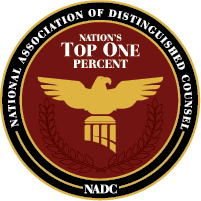 National Association Of Distinguished Counsel - Nation's Top One Percent